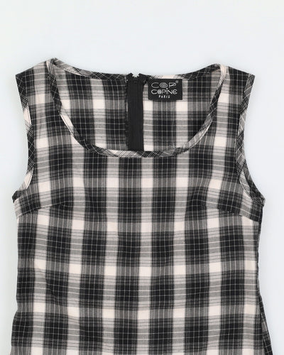 Vintage 90s Cop Copine Plaid Mini Dress - M
