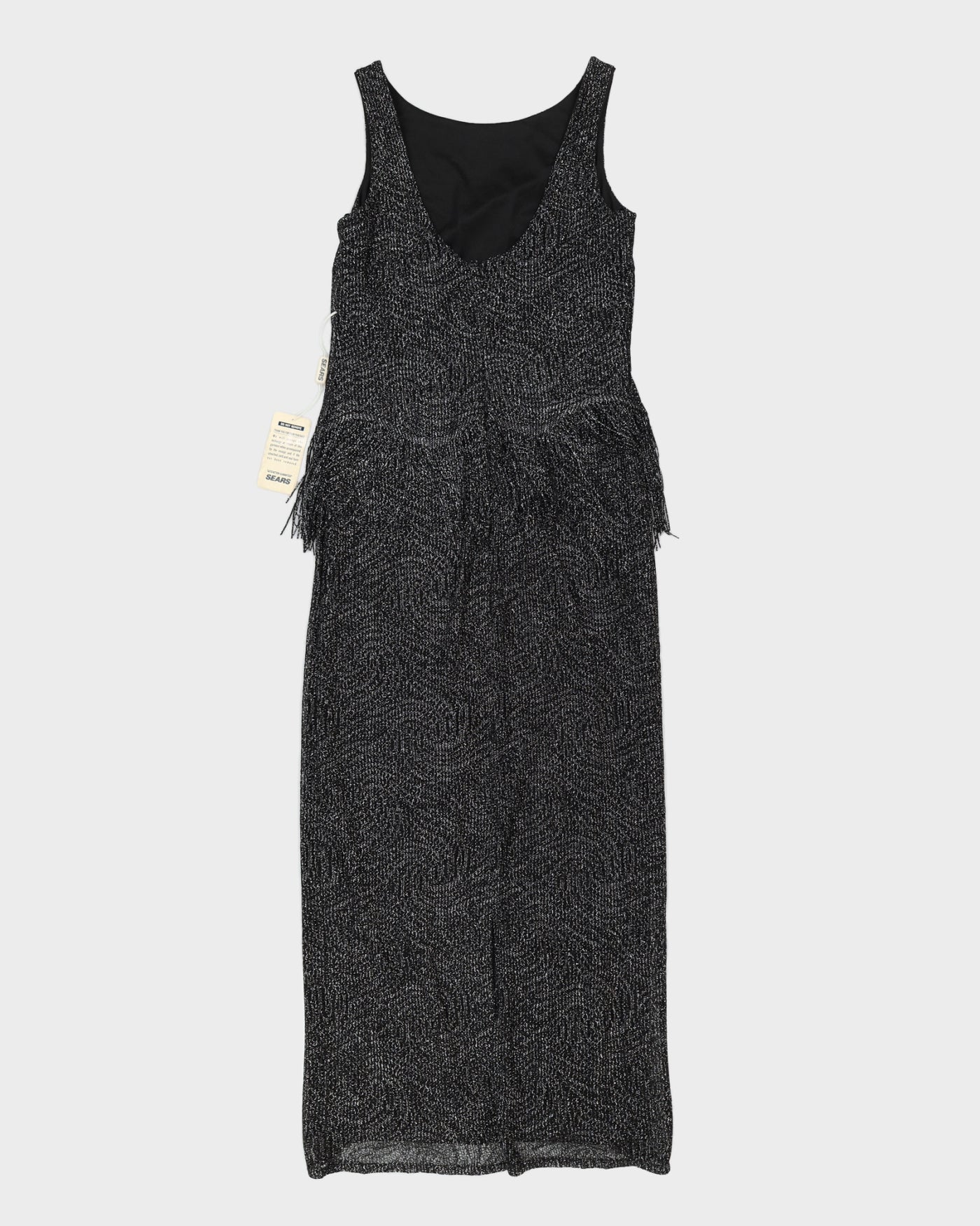 Vestido negro sears 2025