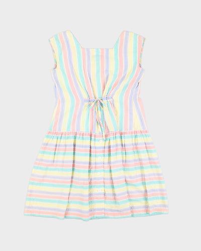 Vintage 90s Northern Spirit Pastel Mini Dress - S