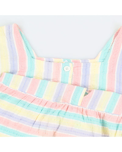 Vintage 90s Northern Spirit Pastel Mini Dress - S
