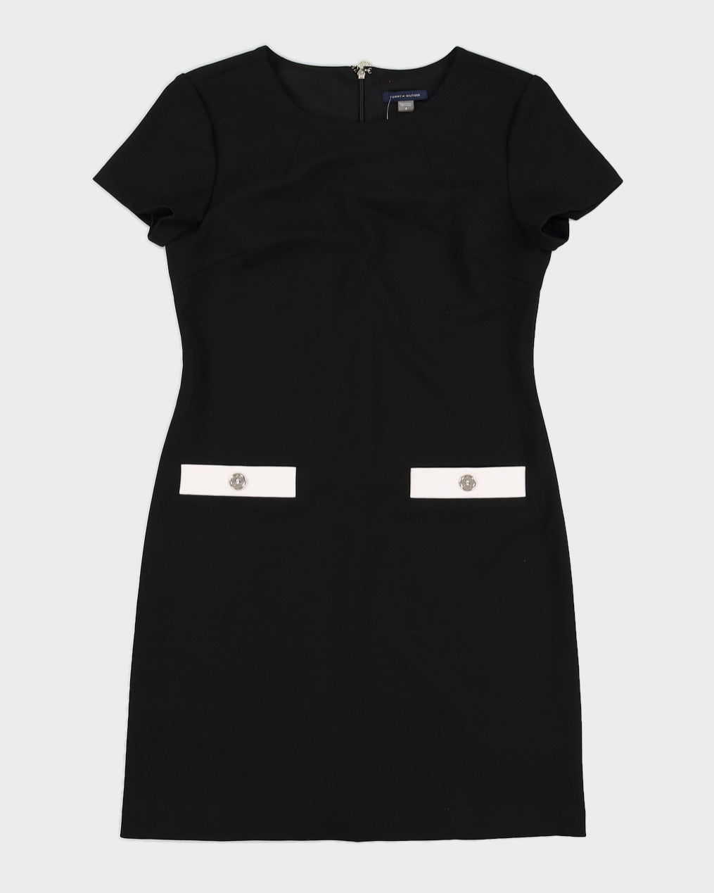 Tommy Hilfiger Black Pocket Mini Dress - XS