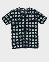 Vintage 00s Crochet Style Button Down Top - M/L