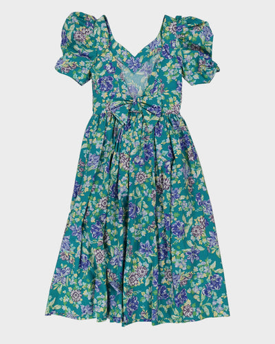 Vintage 1980s Laura Ashley Dress - M