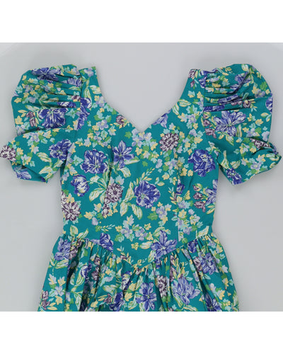 Vintage 1980s Laura Ashley Dress - M