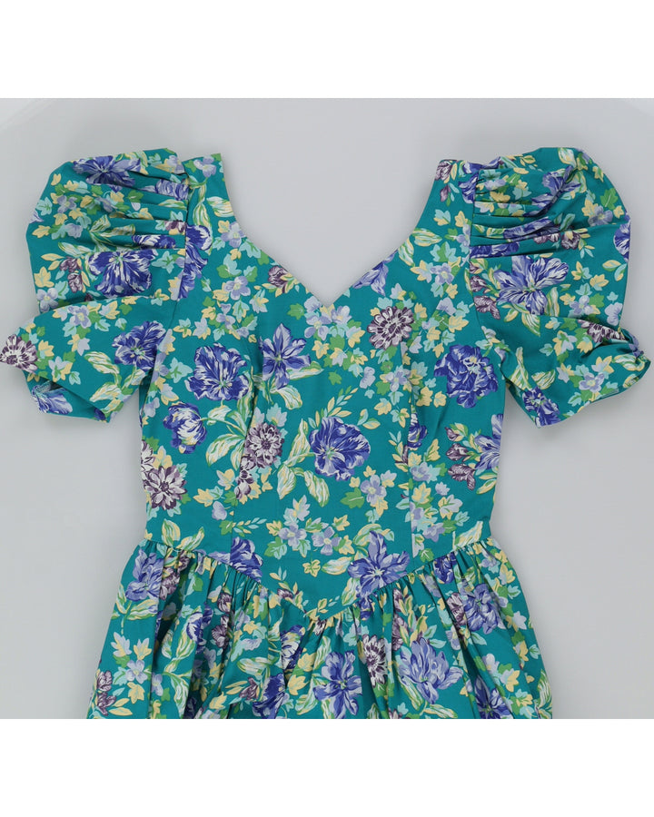 Vintage 1980s Laura Ashley Dress - M