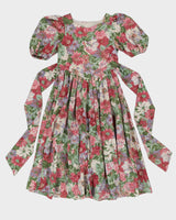 1980s Handmade Floral Dress - S