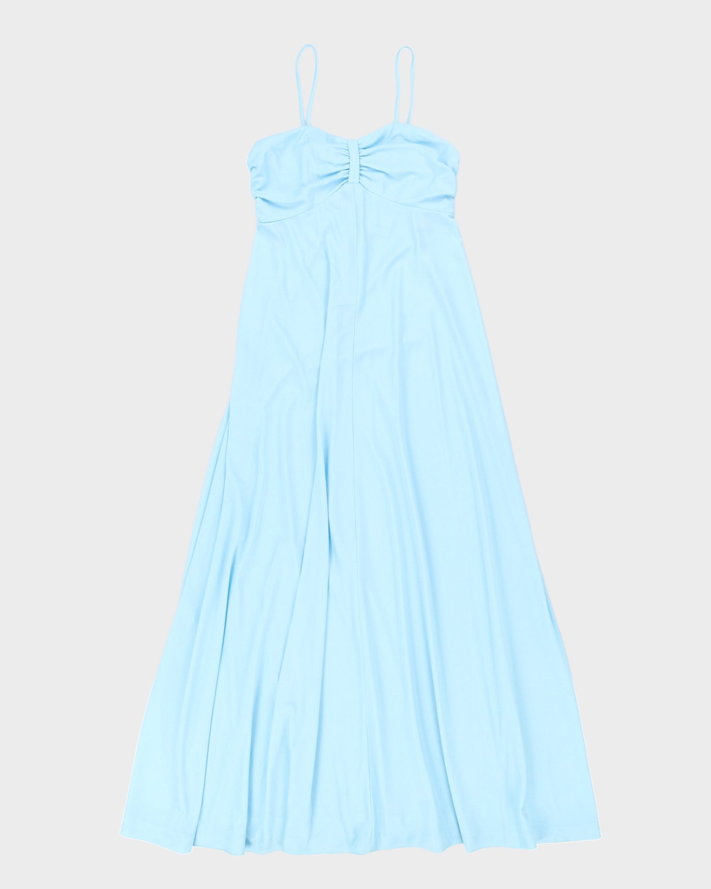 1980s Blue Evening Dress - XXS