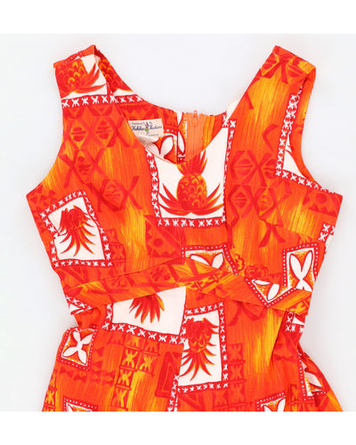 1980s Hawaiian Dress - M