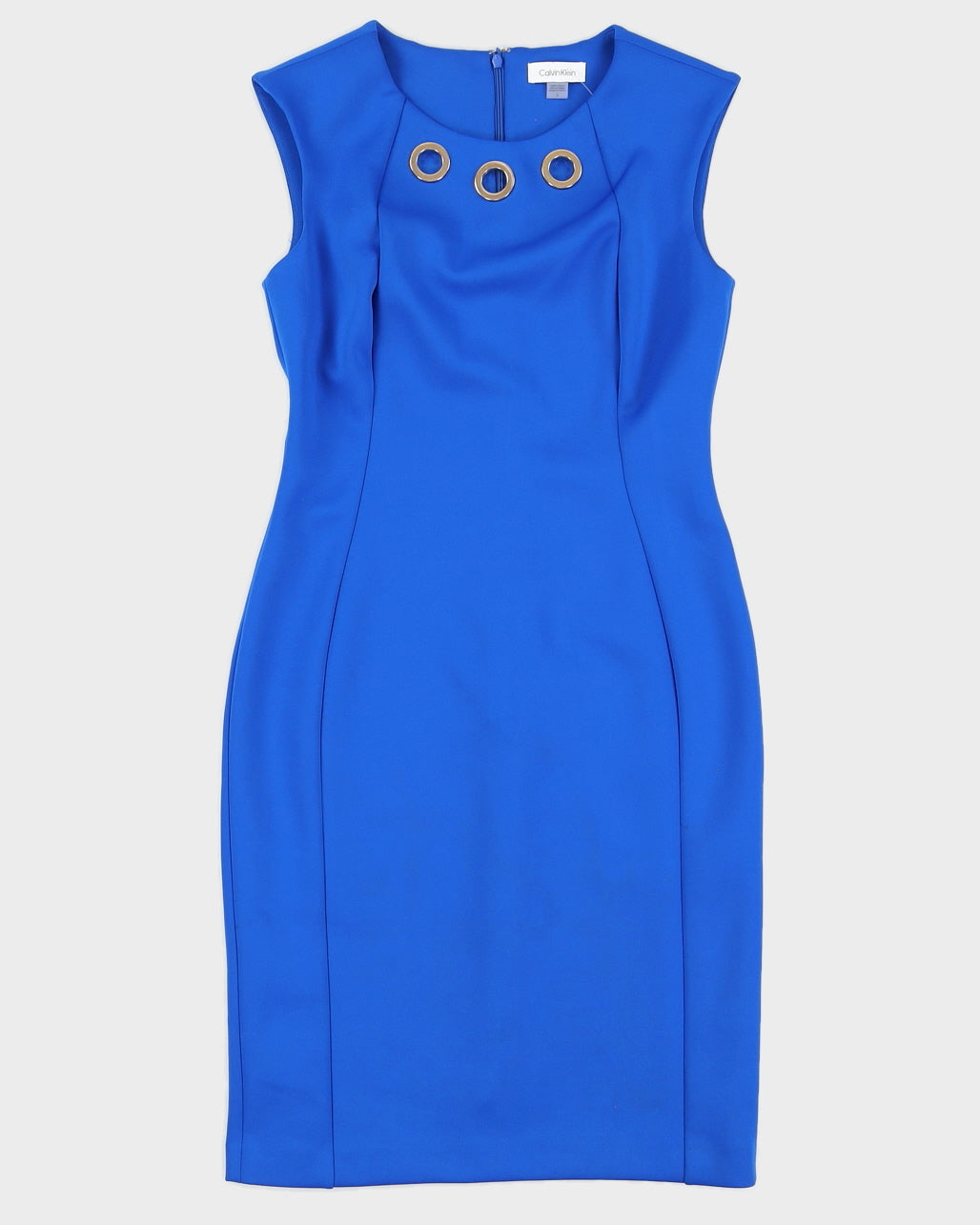 Calvin Klein Blue Midi Dress - S