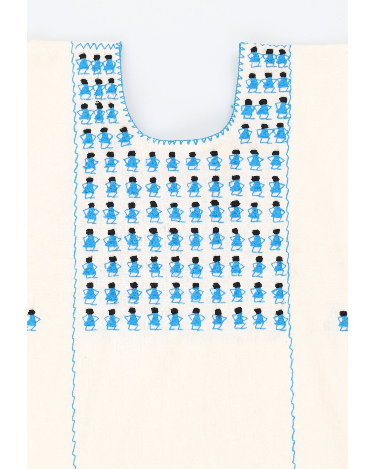 Cream Embroidered Midi Dress - L / XL