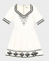 Alice By Temperley Cream Tea Dress - S