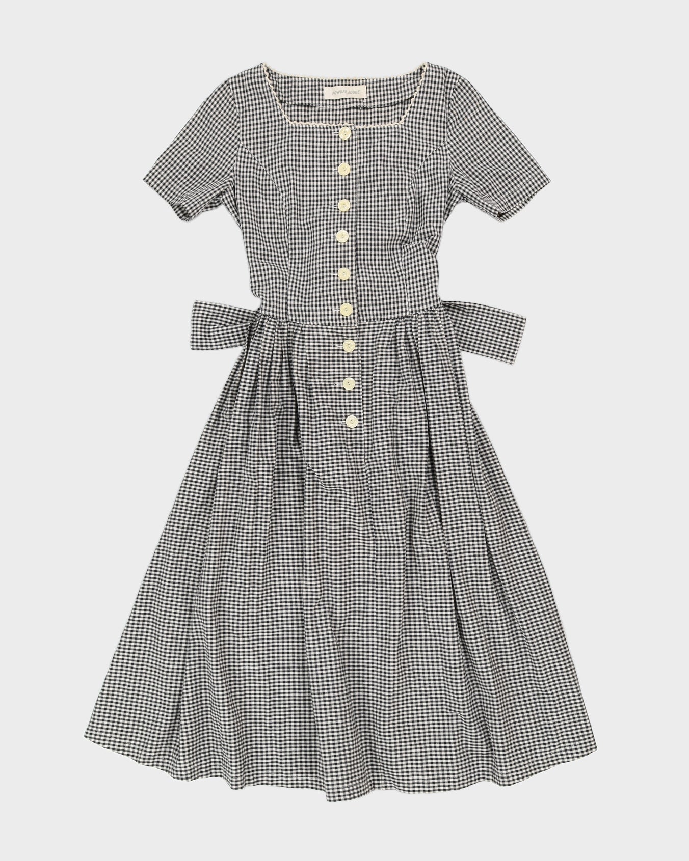 Vintage Gingham Dress - S
