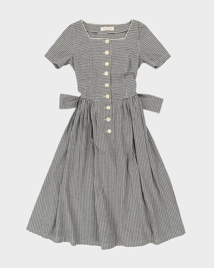 Vintage Gingham Dress - S