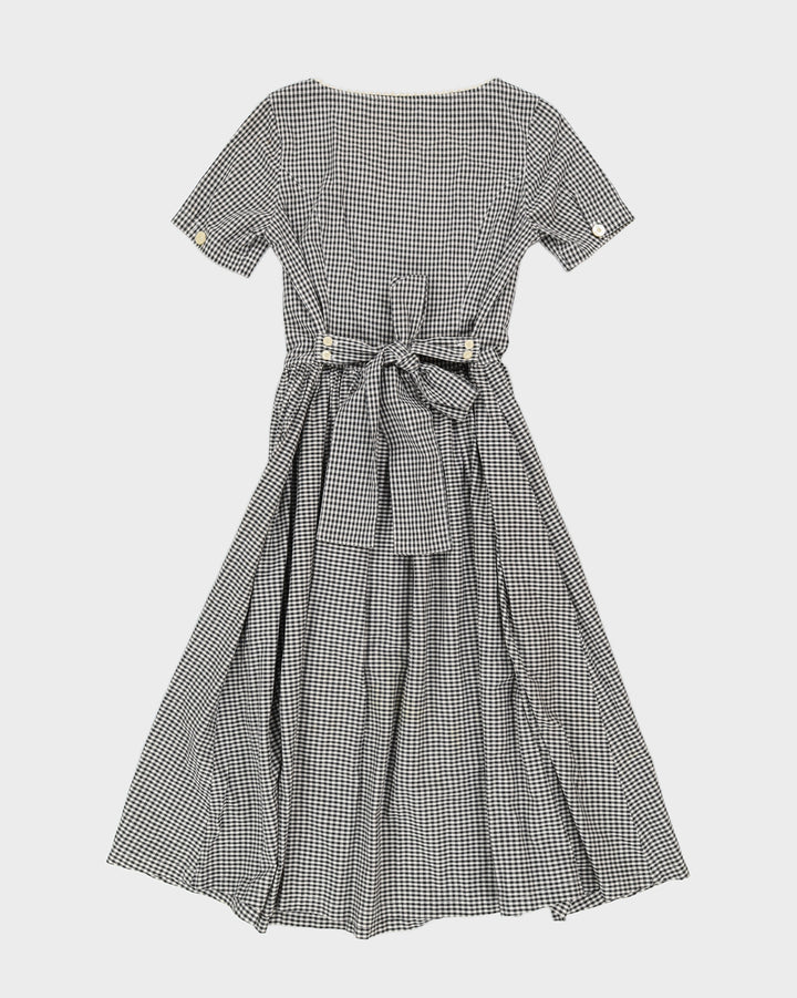 Vintage Gingham Dress - S