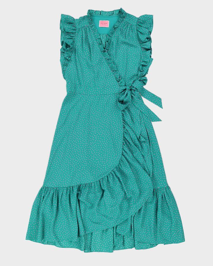 Green Kate Spade Wrap Dress - M