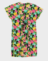 80s Floral Summer Dress - S