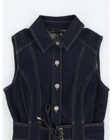 White House Black Market Denim Dress - S