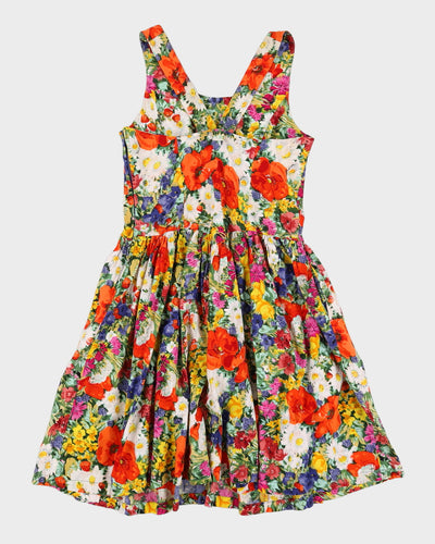 00s Floral Sleeveless Dress - S