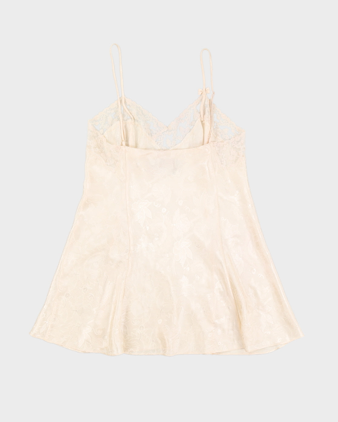 Vintage 90s Victoria's Secret Floral Sateen Slip Dress - L