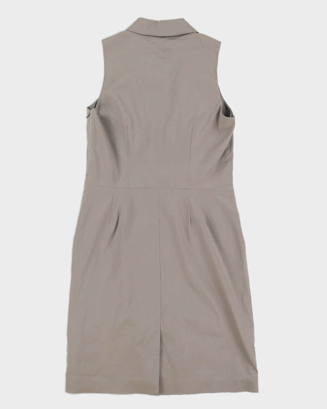 Ann Taylor Grey Midi Dress - M