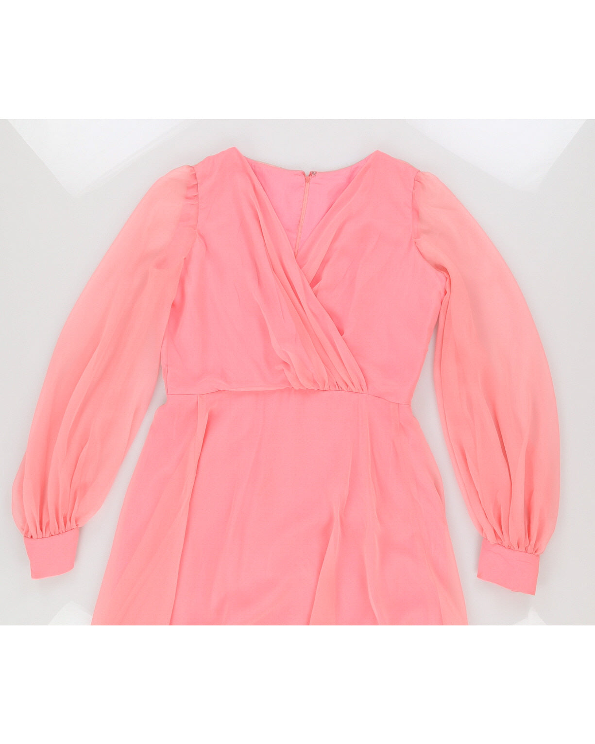 Vintage 1970s Pink Evening Gown - M / L