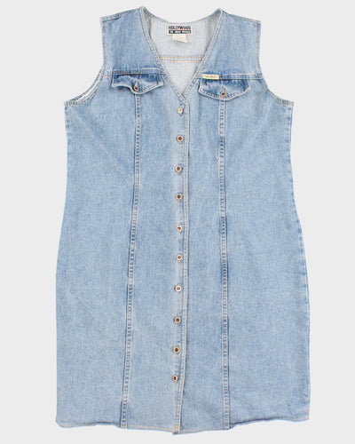 Vintage 90s Hollywood The Jean People Denim Dress - XL