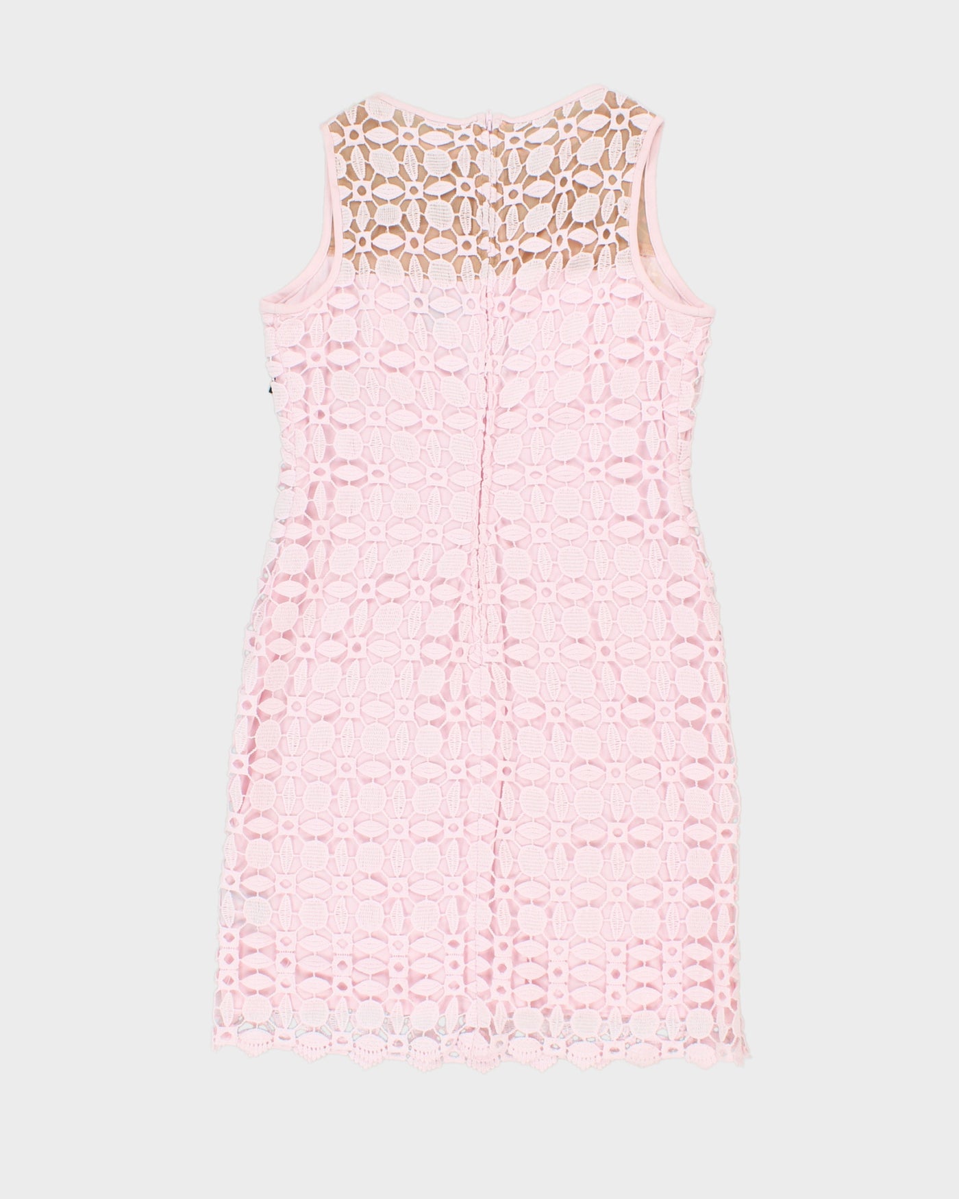 Ralph Lauren Pink Lace Cocktail Dress - S/M