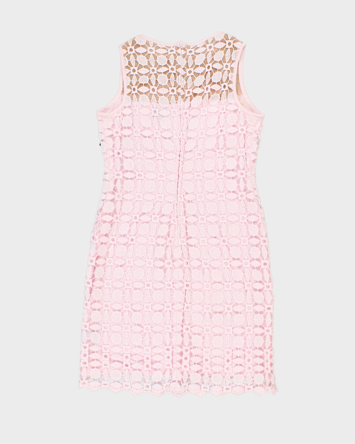 Ralph Lauren Pink Lace Cocktail Dress - S/M