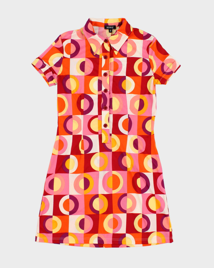 Kookai Multicoloured Collared Minidress - M
