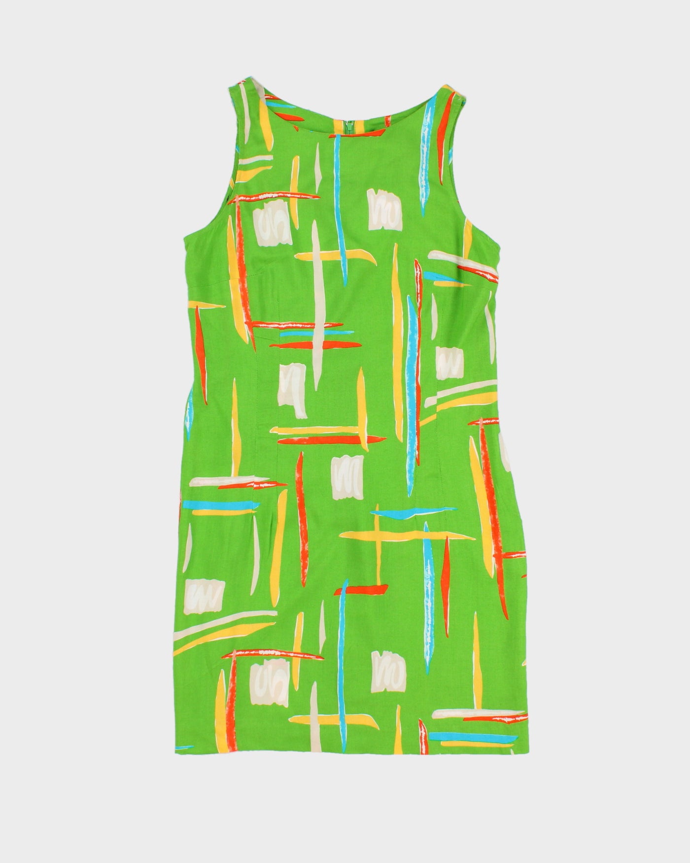 Vintage 90s Dawn Joy Fashions Green Dress - M