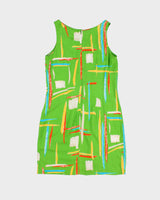 Vintage 90s Dawn Joy Fashions Green Dress - M