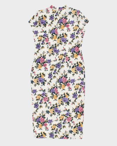 Vintage 90s Floral Maxi Dress - L