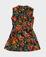 Vintage 70s Handmade Floral Mini Dress - S