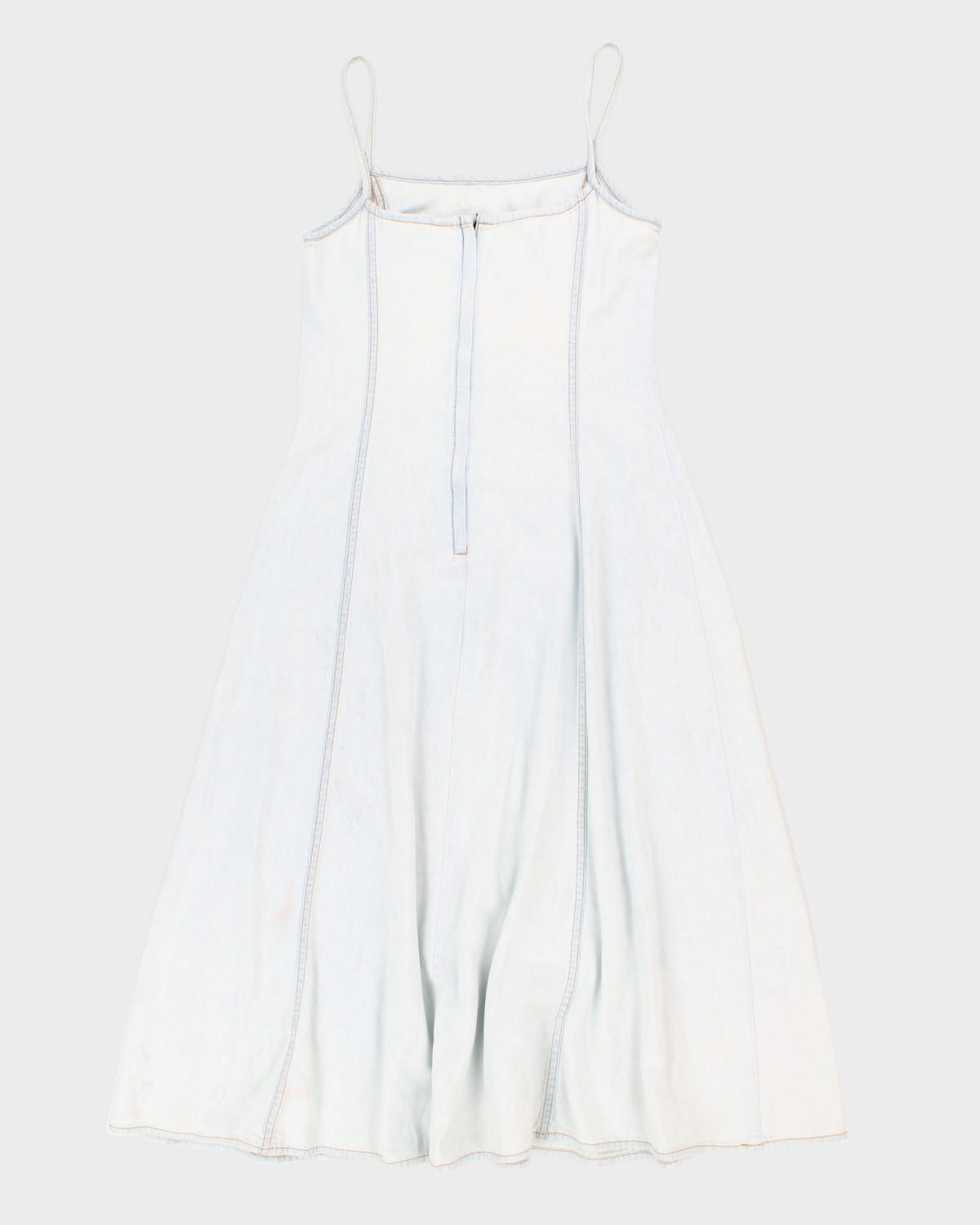 Vintage 90s Pashu Denim Maxi Dress - S