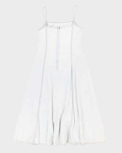 Vintage 90s Pashu Denim Maxi Dress - S