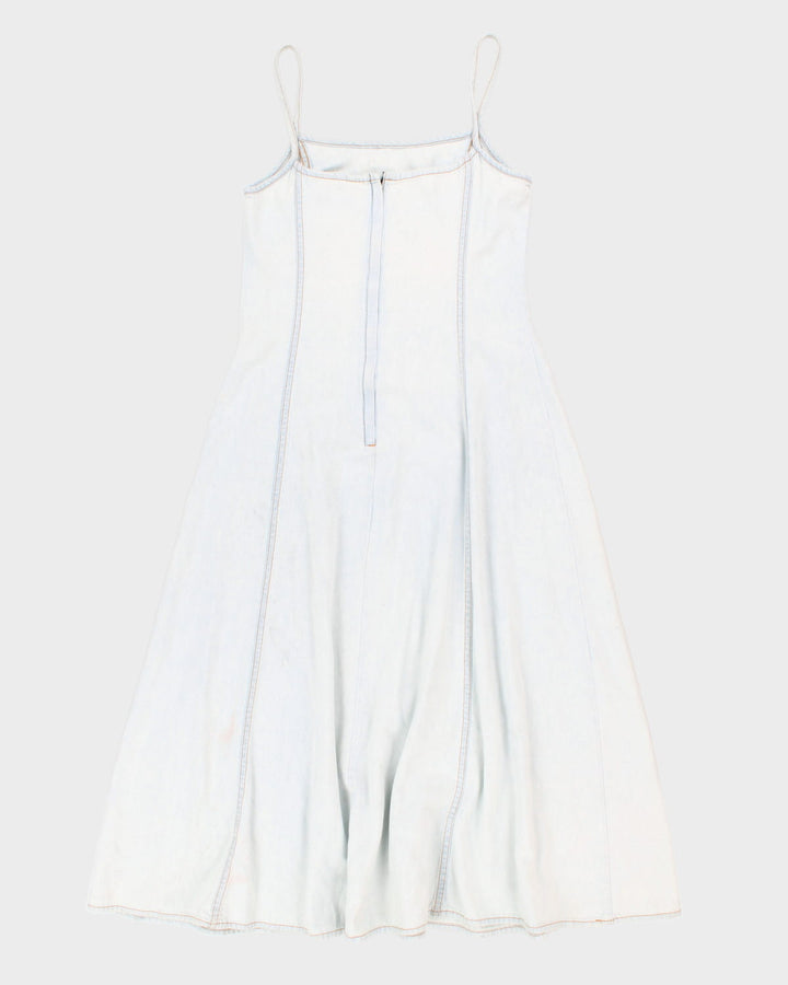 Vintage 90s Pashu Denim Maxi Dress - S