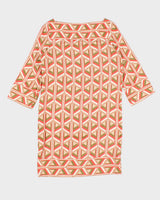 Y2K 00s Diane Von Furstenberg Abstract Patterned Silk Dress - M