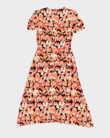 F/W 2000 Prada Silk Poppy Dress - XS