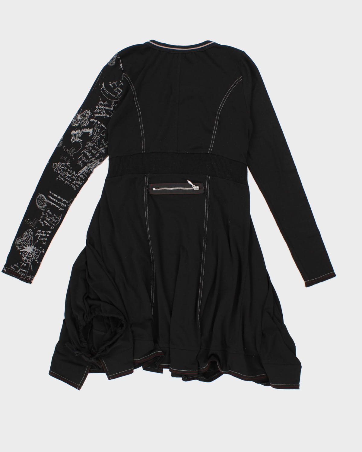 Vitrin Design Long Sleeve Zip Up Dress - S