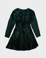 Vintage Nostalgia Velvet Embroidered Dress - M