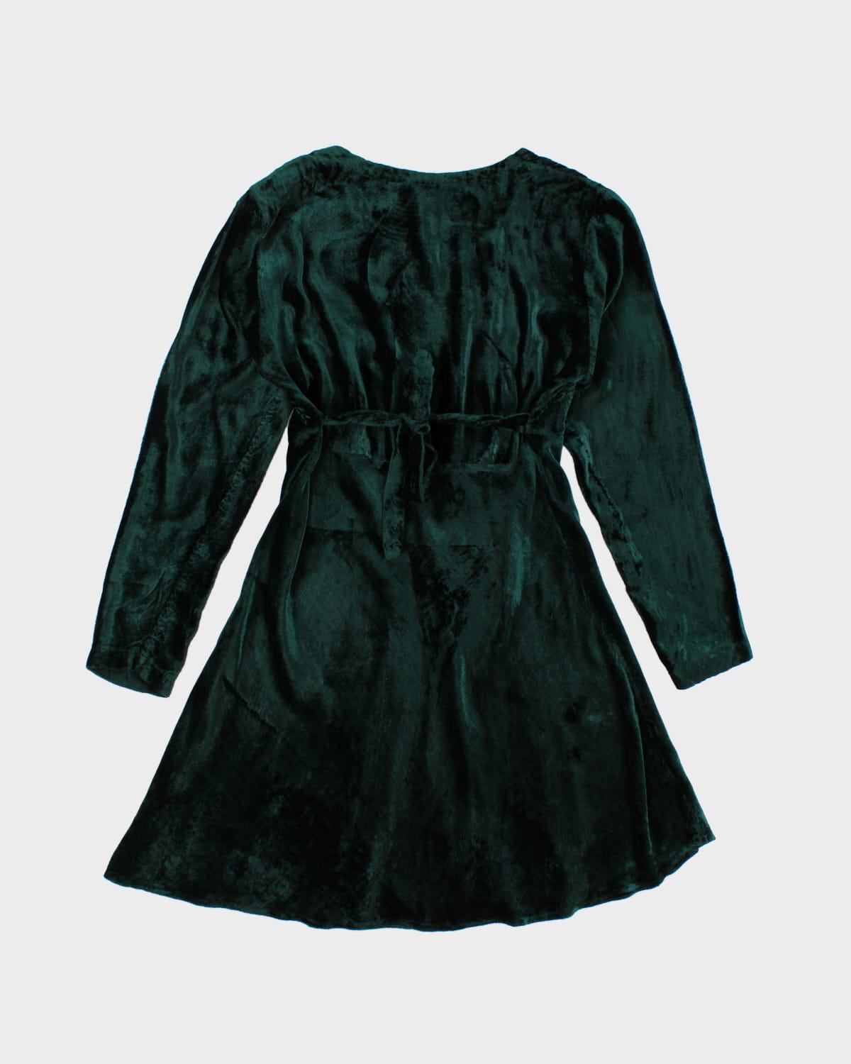 Vintage Nostalgia Velvet Embroidered Dress - M