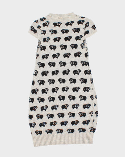 Vintage Winter Knit Dress - XS