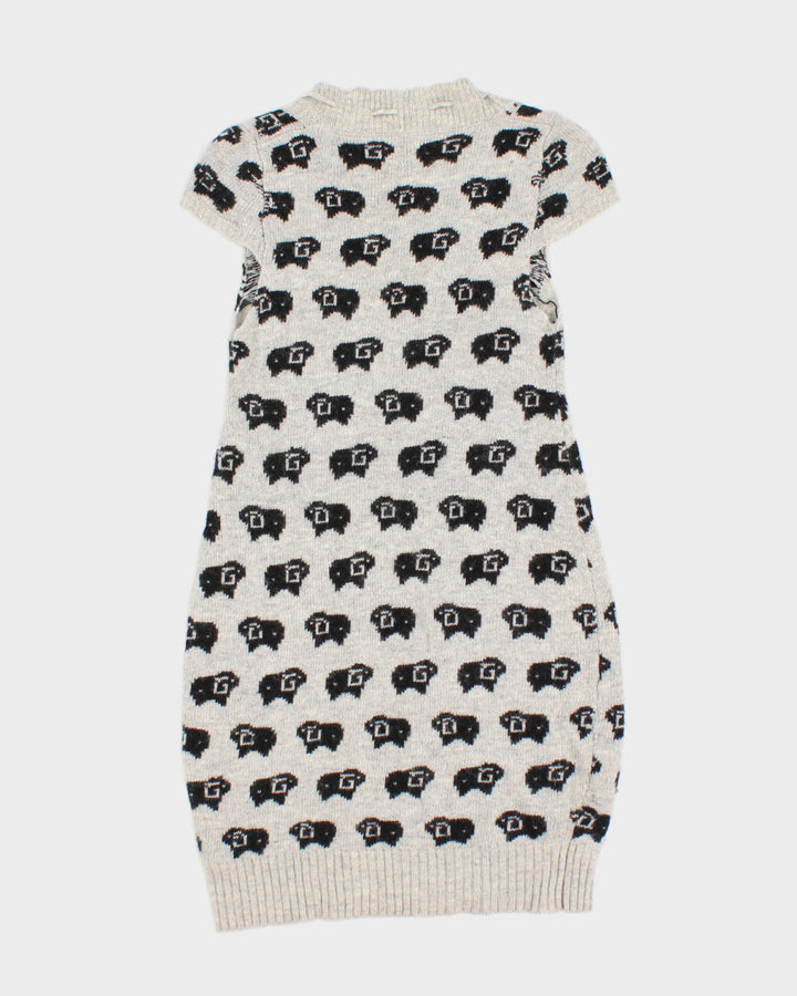 Vintage Winter Knit Dress - XS