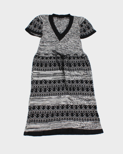 Vintage Wool Blend Knit Dress - XS