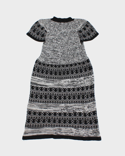 Vintage Wool Blend Knit Dress - XS