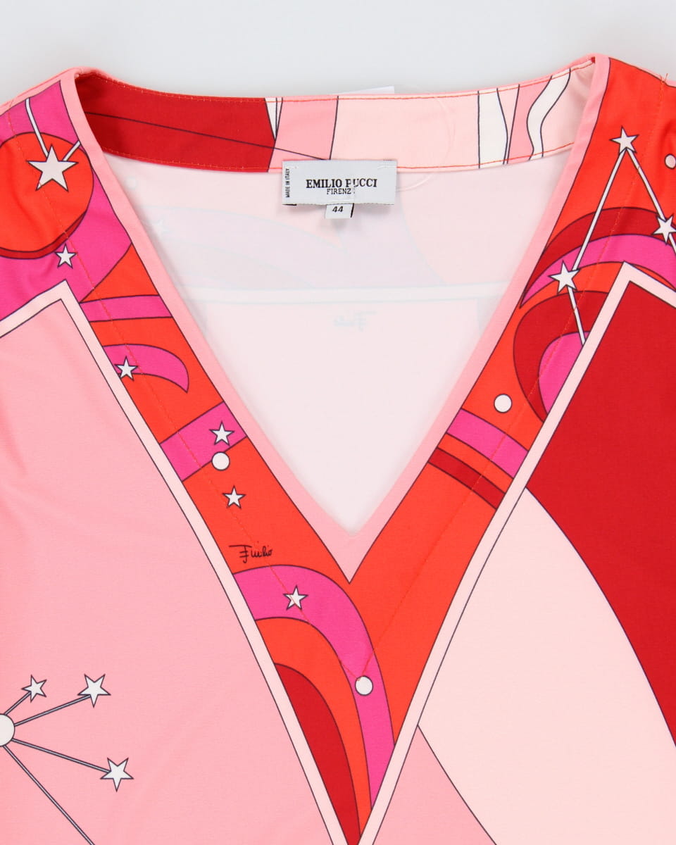 Emilio Pucci Firenze Pink Kaftan Dress - EUR 44 (XL)