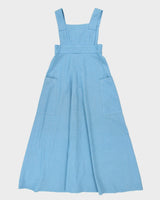 Vintage Handmade Blue Pinafore Style Dress - S