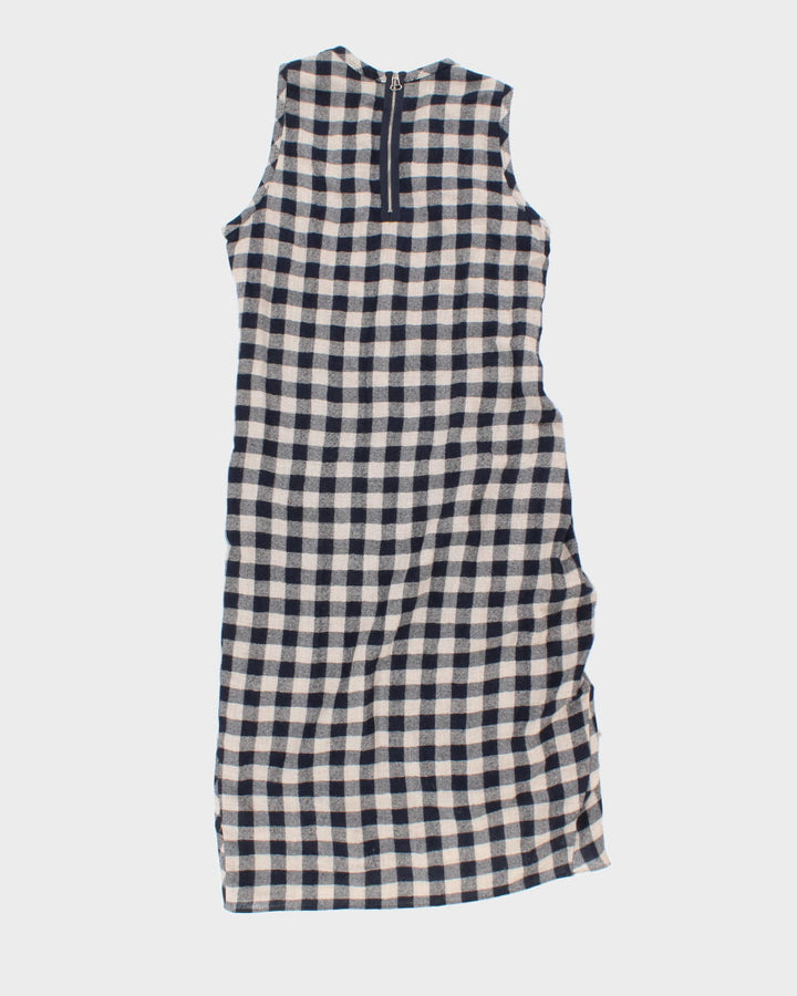James Perse Check Wool/Linen Dress