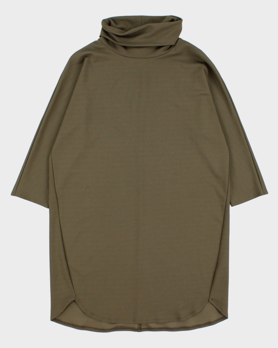 Halston Roll Neck Tunic Dress - M