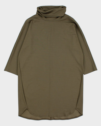 Halston Roll Neck Tunic Dress - M